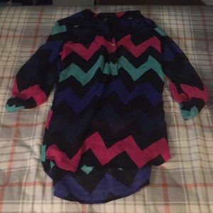 a see through long sleave shirt